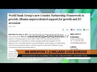 BB miraton 1.2 miliard USD borxh  - Top Channel Albania - News - Lajme
