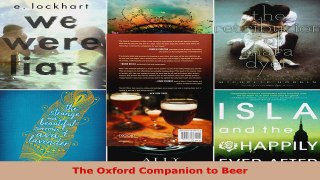 Read  The Oxford Companion to Beer Ebook Free