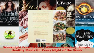 Read  Weeknight Fresh  Fast WilliamsSonoma Simple Healthy Meals for Every Night of the Week PDF Free