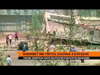 Shembet me tritol 5-katëshi tek Ekonomiku - Top Channel Albania - News - Lajme