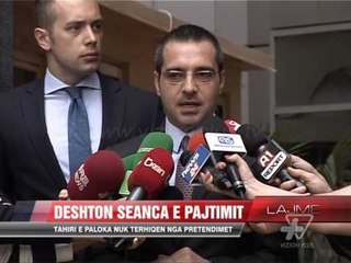 Shtyhet seanca mes Palokës dhe Tahirit - News, Lajme - Vizion Plus