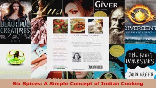 Read  Six Spices A Simple Concept of Indian Cooking Ebook Free
