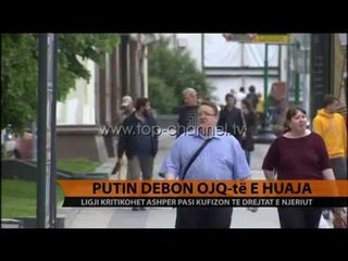 Putin dëbon OJQ-të e huaja - Top Channel Albania - News - Lajme