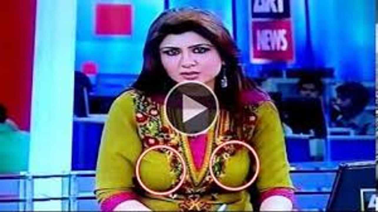 نیوز اینکر کی انتہائی شرمناک حالت میں ویڈ یو