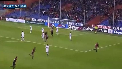 1-0 Diogo Figueiras AMAZING GOAL - Genoa vs Carpi 29.11.2015
