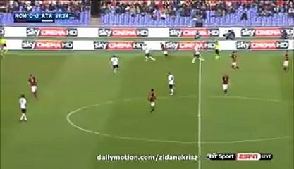 Alejandro Gomez 0-1 Fantastic Long Rnage Goal HD - Roma v. Atalanta 29.11.2015 HD