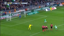 2-0  tValentin Eysseric Penalty Goal France  Ligue 1 - 29.11.2015, AS Saint-Étienne 2-0 Guingamp