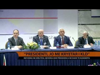 Reforma në drejtësi, Nacco: Presidenti, jo më kryetar i KLD - Top Channel Albania - News - Lajme