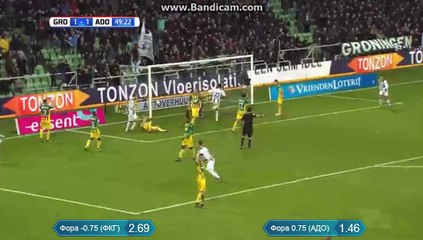 FC Groningen - ADO Den Haag 1-1 Jansen Owngoal