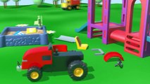 3D çizgi film İş makineleri çocuk parkında tüm bölümler bir arada (Full HD)