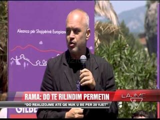 Rama: Do të rilindim Përmetin - News, Lajme - Vizion Plus
