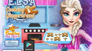 Elsa makes cookies