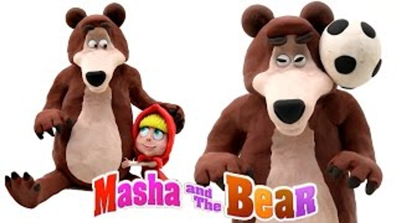 Play Doh Masha and The Bear Stop Motion Animación Playdough Masha i Medved
