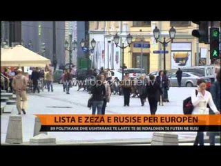 Shpallet lista e zezë e Rusisë për Europën - Top Channel Albania - News - Lajme