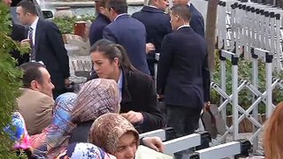 Turkish PM Davutoglu visits Haci Bayram-i Veli Mosque in Ankara