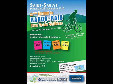 RANDO RAID DES TROIS VALLEES ST SAULVE 2015