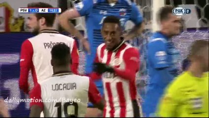 Luuk de Jong Goal - PSV 2-0 AZ Alkmaar - 29-11-2015 HD