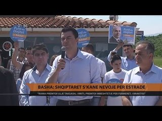 Basha: Shqiptarët nuk kanë nevojë për estradë - Top Channel Albania - News - Lajme
