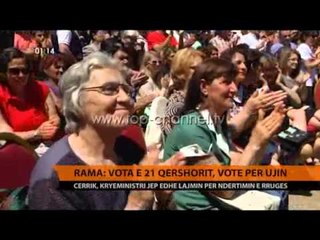 Rama, në Cërrik: Së shpejti rruga që lidh qytetin me Belshin - Top Channel Albania - News - Lajme