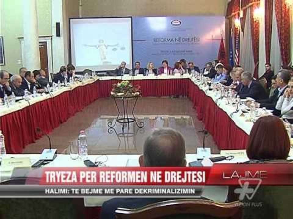 Tryeza për reformën në drejtësi - News, Lajme - Vizion Plus