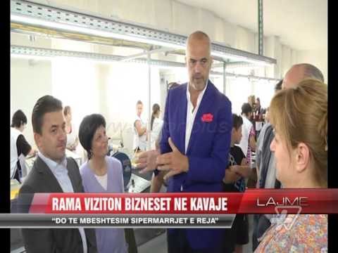 Rama viziton bizneset në Kavajë - News, Lajme - Vizion Plus