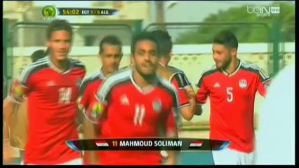 أهداف مباراة مصر والجزائر في تصفيات أولمبياد 2016