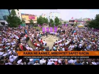 Rama mbështet Safet Gjicin në Kamëz  - Top Channel Albania - News - Lajme