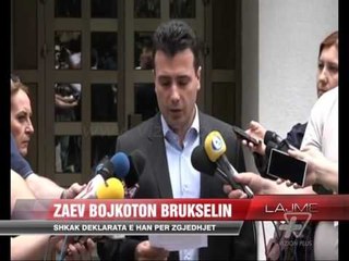 Zaev bojkoton Brukselin - News, Lajme - Vizion Plus