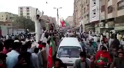Out side Kakri Ground Lyari After Imran Khan Left