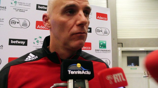 Coupe Davis 2015 - Johan Van Herck : On n'a pas à avoir de regret