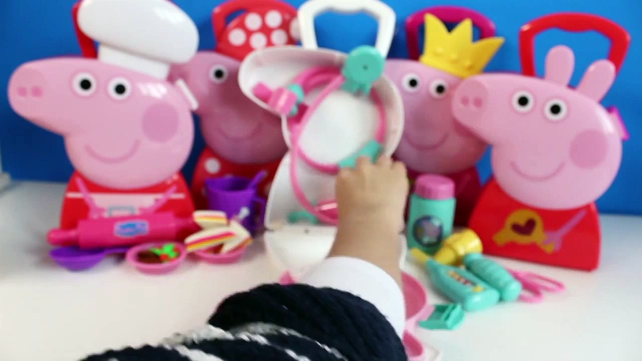 Peppa Pig Chef Peppa Pig Doctor's Case Peppa Nurse Peppa Pig Hair Style Juguetes de Peppa Pig