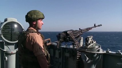 El crucero ruso lanzamisiles Moskvá
