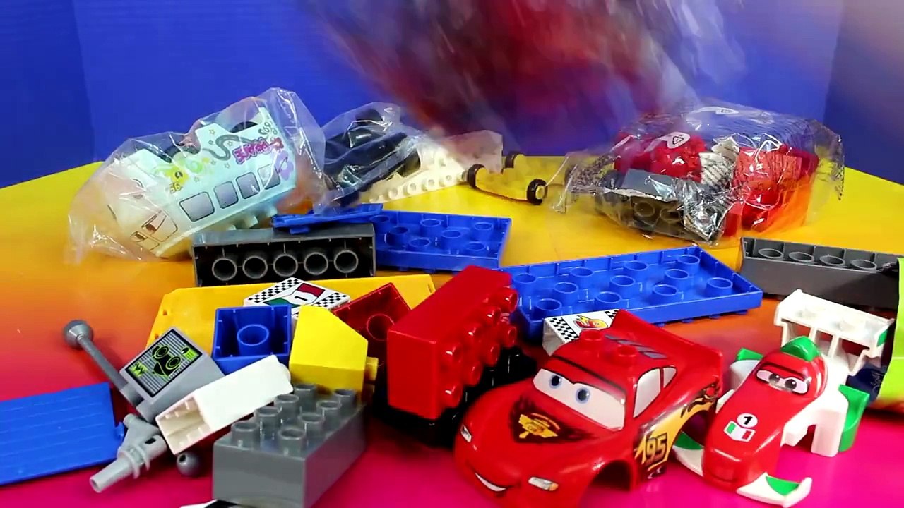 Disney Pixar Cars World Grand Prix Lego Duplo Lightning McQueen Francesco Bernoulli