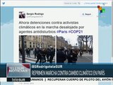 TeleSUR sigue de cerca manifestaciones parisinas
