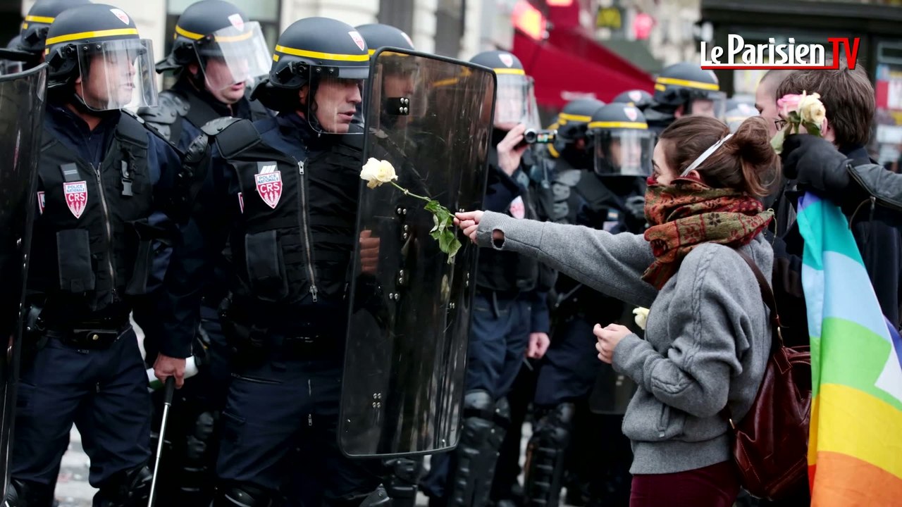 COP21: les manifestants ont bravé l'interdiction de la police