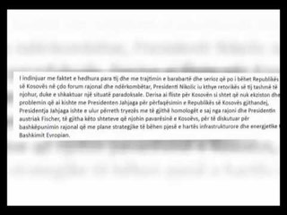 Video herunterladen: PRESIDENTJA E KOSOVES JAHJAGA REAGON NDAJ DEKLARATES SE PRESIDENTIT NIKOLIC LAJM