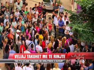 Veliaj takohet me të rinjtë - News, Lajme - Vizion Plus