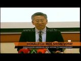 Donald Lu: Mos shisni votat dhe mos votoni të inkriminuarit  - Top Channel Albania - News - Lajme