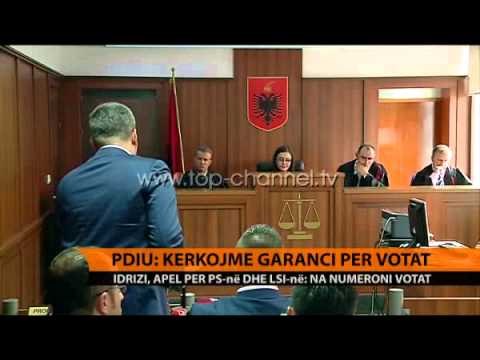 Idrizi në Fier: PDIU do të krijojë grup juristësh pranë KZAZ - Top Channel Albania - News - Lajme