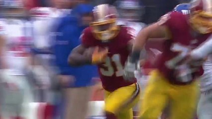 Redskins Kirk Cousins finds Matt Jones for 45 yards