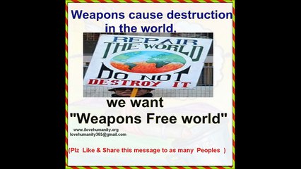 love peace hate weapons