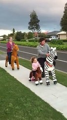 Balade à cheval en famille