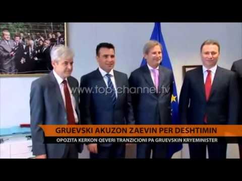 Gruevski fajëson Zaev për dështimin e bisedimeve - Top Channel Albania - News - Lajme
