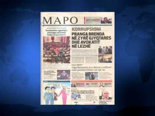 SHTYPI I DITES ME TITUJT KRYESORE TE GAZETAVE PER DITEN E PREMTE 12 QERSHOR 2015 LAJM