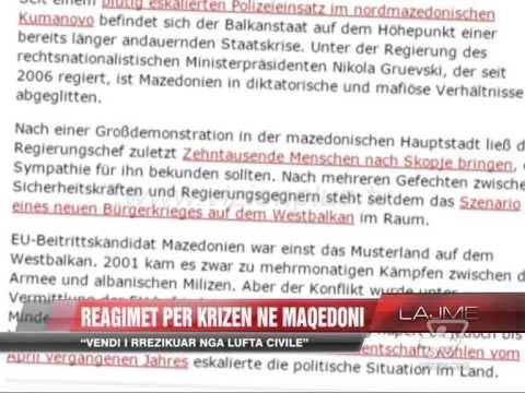Reagimet për krizën në Maqedoni - News, Lajme - Vizion Plus