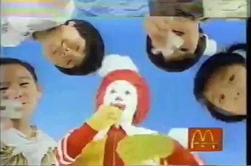 マクドナルドお子さまセット"ディズニーパズル"1991 CM