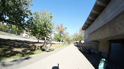 Ben Hopper Bad BMX Roof Drop Fail!