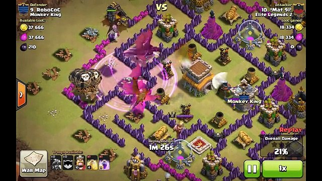 Clash of clans - Town hall 8 (Th8) Best war base 2015 [Anti 3 stars] + Replay