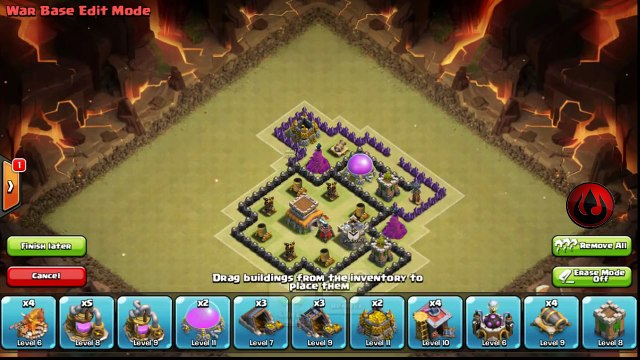 Clash Of Clans- Th8 War Base Anti Everything Dragon -Hog - Gowep
