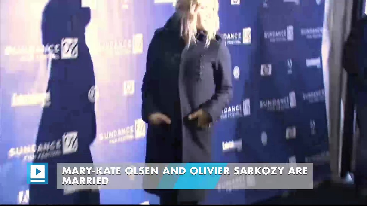Mary-Kate Olsen and Olivier Sarkozy are married